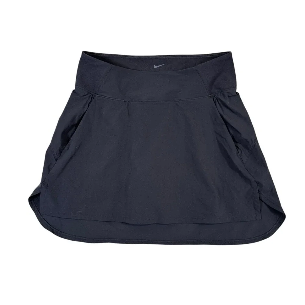 Nike Dri-FIT Black Athletic Skort with Built-in Shorts and Pockets Small